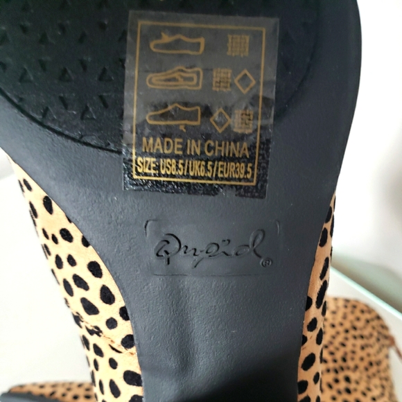 Cupid Leopard Print Suede Ankle Boot Ankle Zip Women Size 8.5 NWT - Picture 7 of 7